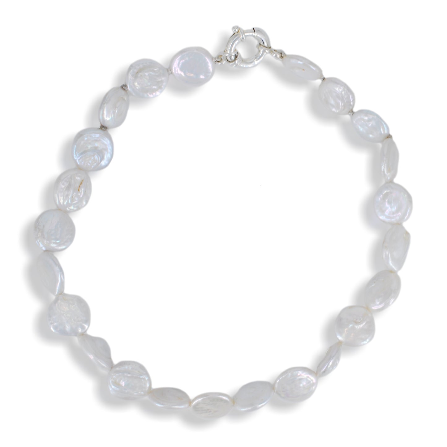 Large White Florin Pearls