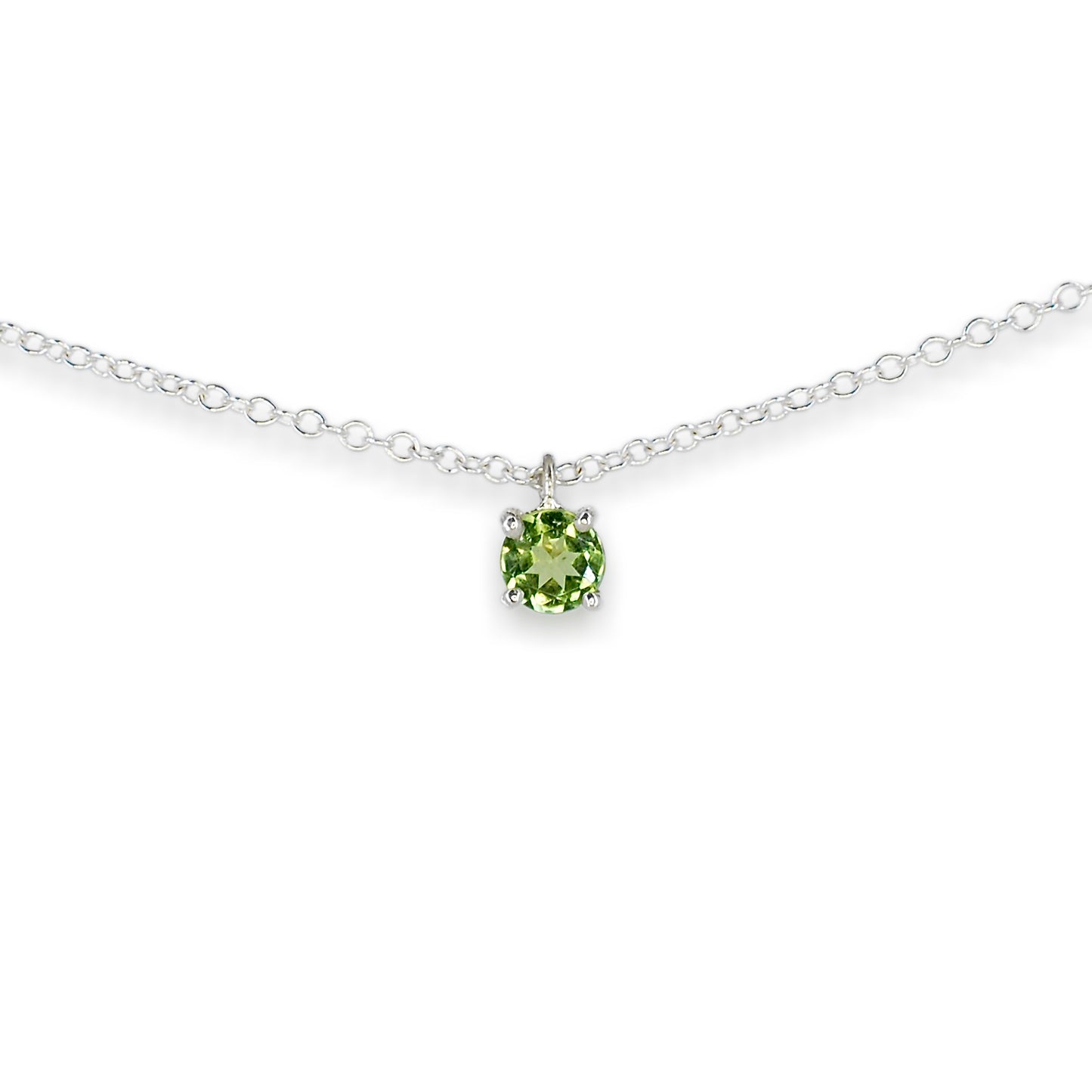 Pendant Sleidr Saffir Glas Blodyn yr Ŷd Aur Melyn 9ct