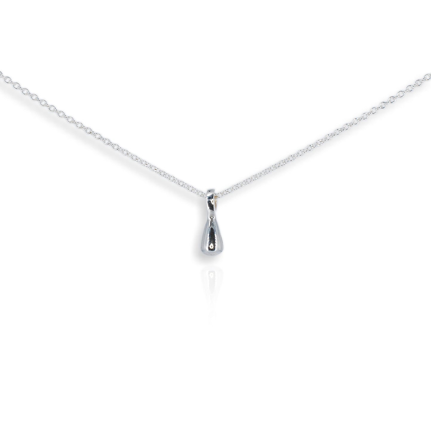 Silver Droplet Pendant